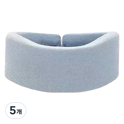 피어니스트 경추 보호대 목쿠션 블루, 5개