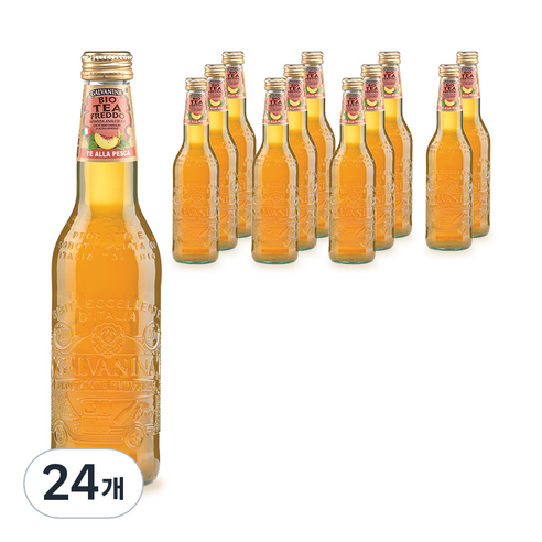 갈바니나 유기농 복숭아티, 355ml, 24개