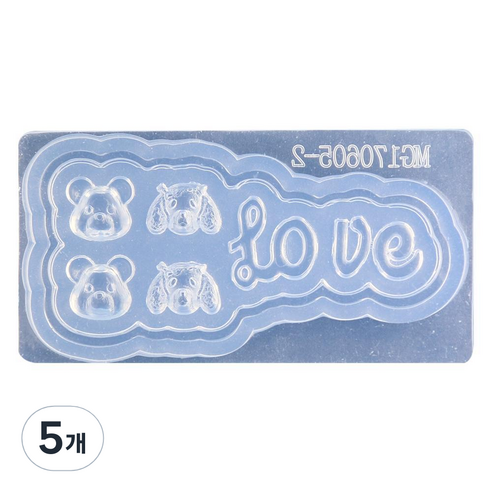 네일스케치 3D 네일몰드, 37 LOVE, 5개