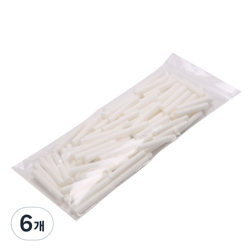 핸드피스 크림필터 100p, 흰색, 6개