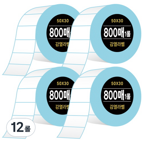 다다 감열라벨 800매, 12롤