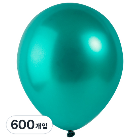 파티팡 풍선 라운드 30cm, 펄 에메랄드그린, 600개입