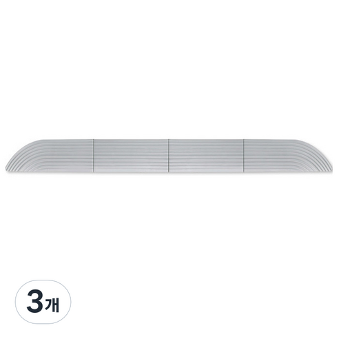 바나나빌딩 로봇청소기 문턱 경사대, 3개, 그레이