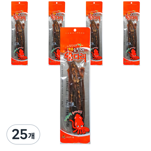 삼호식품 명품 오징어왕다리, 45g, 25개