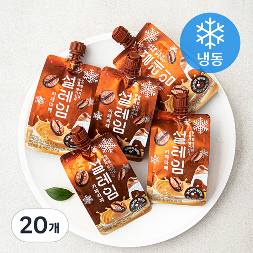 롯데설레임 카페라떼 (냉동), 160ml, 1개입, 20개