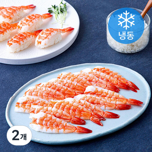 흰다리새우살 초밥용 20미 (냉동), 2개, 140g(4LH)