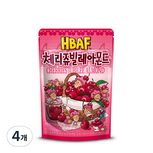 바프 체리쥬빌레 아몬드, 190g, 2개