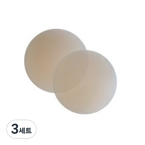 쏘나이스 실리콘 니플패치 라이트베이지 7cm, 3세트