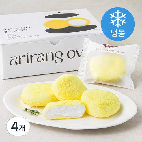 삼초마을 아리랑오븐 생크림 찹쌀떡 오리지널 (냉동), 40g, 8개입, 4개