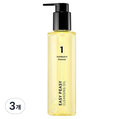 넘버즈인 1번 말끔 순삭 클렌징오일, 200ml, 3개