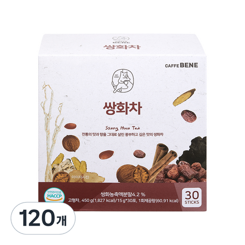 카페베네 쌍화차, 15g, 120개