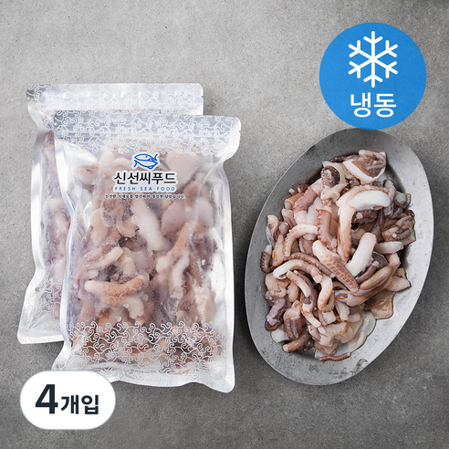 신선씨푸드 절단낙지 500g*2, 500g, 4개입