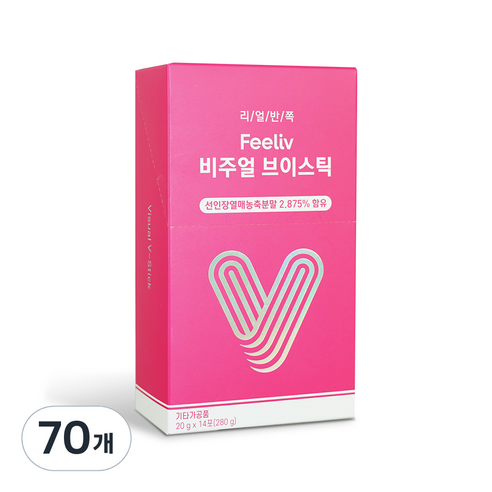 필리브 리얼반쪽 비주얼 브이스틱, 280g, 5박스