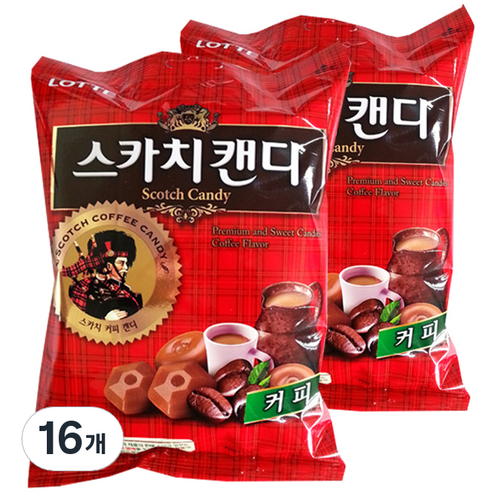 스카치캔디 커피맛, 317g, 16개
