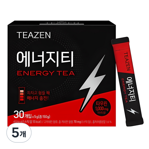 티젠 에너지티, 30회분, 150g, 5개