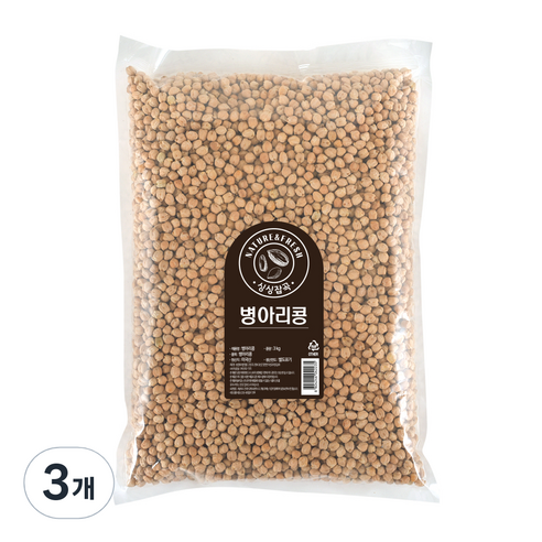 월드그린 싱싱 병아리콩, 3kg, 3개