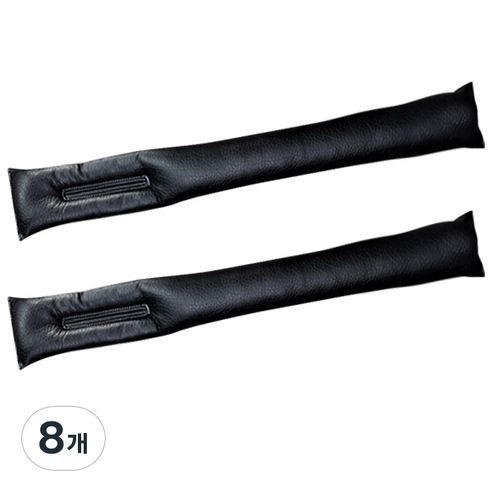 블럭마트 카시트 틈새커버 2p, 블랙, 8개