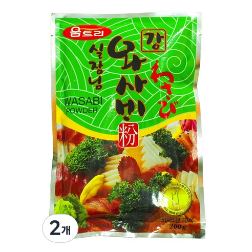 [움트리] 실장님강와사비분, 200g, 2개