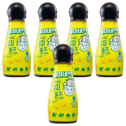 새미네부엌 샤브샤브 유자 폰즈 딥소스, 270g, 5개