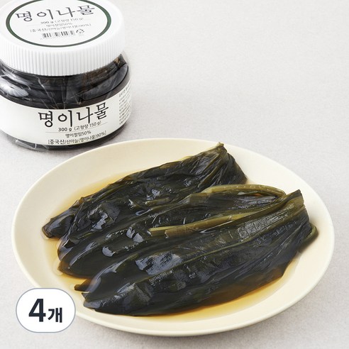 정성식품 명이나물 (고형량 150g), 300g, 4개