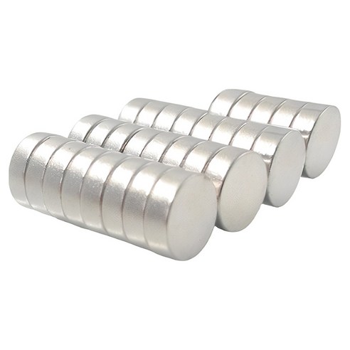 미샌더 초강력 네오디움 원형자석 지름 10mm x 두께 2mm, 실버, 30개