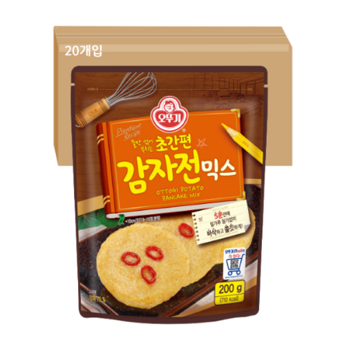 오뚜기 초간편 감자전믹스, 200g, 1개 감자빵