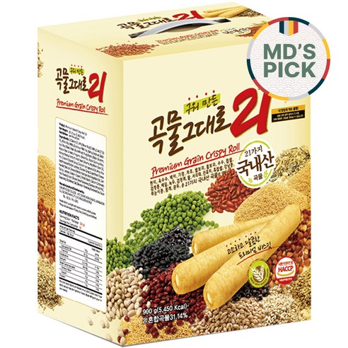 곡물그대로21 크리스피롤 선물세트, 900g, 1개