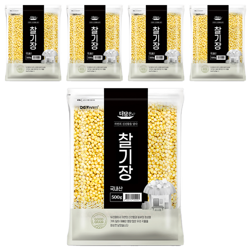 더담은 국산 찰기장, 500g, 5개