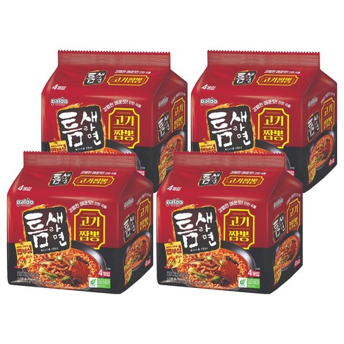 틈새라면 고기짬뽕 120g, 16개