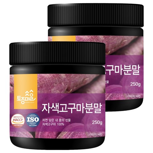 토종마을 자색고구마 분말, 2개, 250g