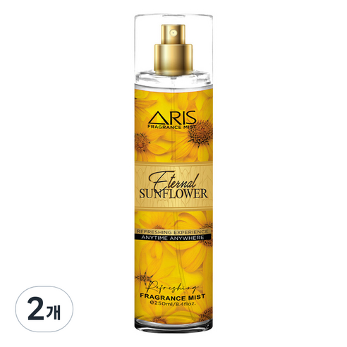 아리스 바디 미스트 이터널 썬플라워, 2개, 250ml