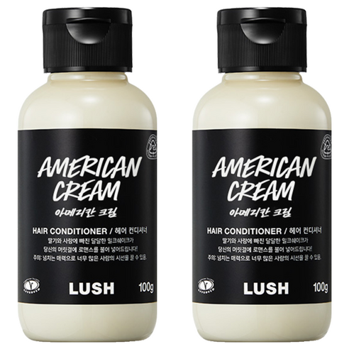 러쉬 아메리칸 크림 헤어 컨디셔너, 100g, 2개