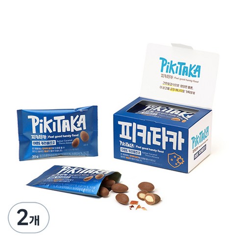피키타카 아몬드 카라멜초코, 150g, 2개