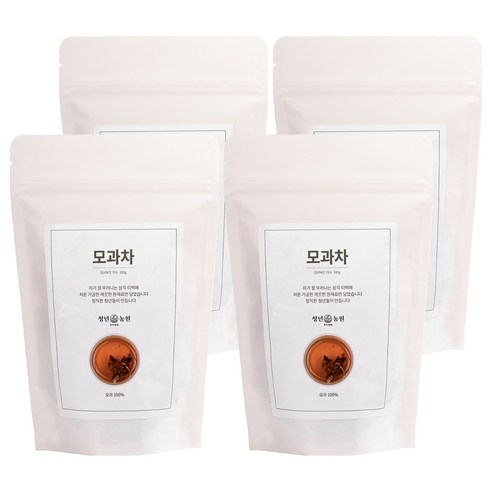 청년농원 저온가공 모과차 삼각티백, 50개입, 4개, 2g
