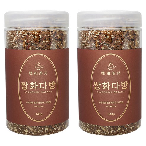 쌍화다방 프리미엄 홍삼 쌍화차, 340g, 1개입, 2개