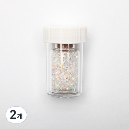팔라 언포일 믹스 크리스탈AB 픽시스톤 네일아트 파츠 1.6mm, 투명, 2개