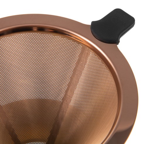 편안한 커피 추출을 위한 프리미엄 티타늄 코팅 커피 드리퍼