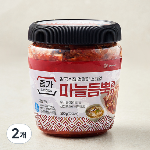 [로켓프레시] 대상 종가 마늘듬뿍김치