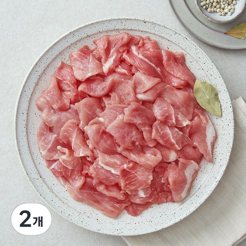 한돈 앞다리 불고기용 (냉장), 1000g, 2개