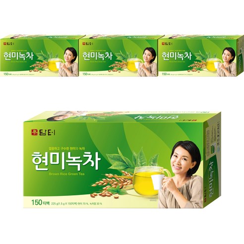 담터 현미녹차 티백, 1.5g, 600개