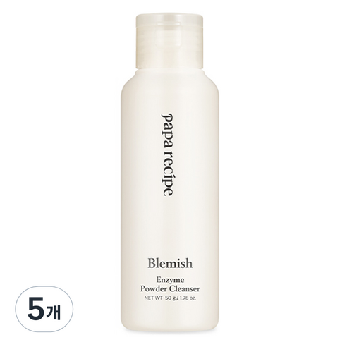 파파레서피 블레미쉬 효소 클렌징 파우더, 50g, 5개