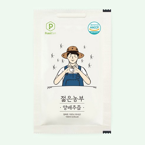 푸릇담 국내산 젊은농부 양배추즙, 5L, 2개