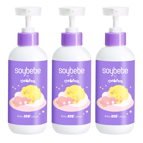 소이베베 베이비 아토 로션, 300ml, 3개