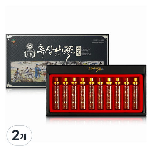 강개상인 흑삼산삼배양근 10p, 200ml, 2개