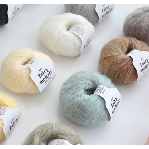 솜털 구름처럼 포근한 행복, 니뜨 페어리 모헤어 뜨개실
