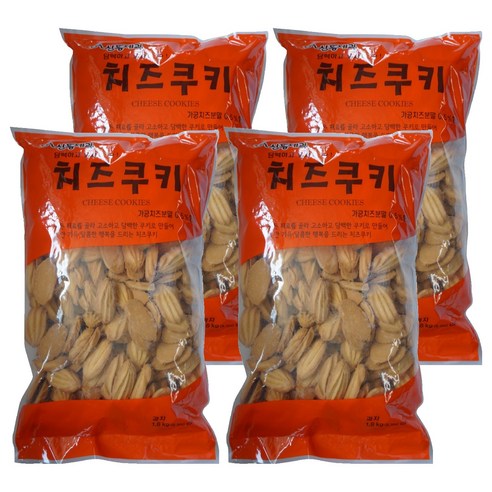 신흥제과 치즈쿠키, 1.8kg, 4개
