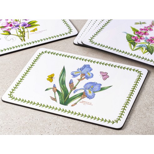 Portmeirion  Port Merion  Port Marion  Botanic Garden  Botanic Garden  Port Merion Botanic Garden  British Potters  placemats  tablemats  tablemat