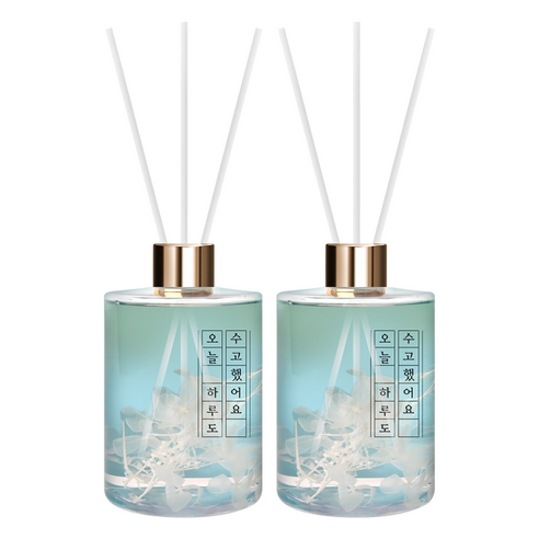 플렌느 레터링 디퓨저, 아쿠아키스, 500ml, 2개