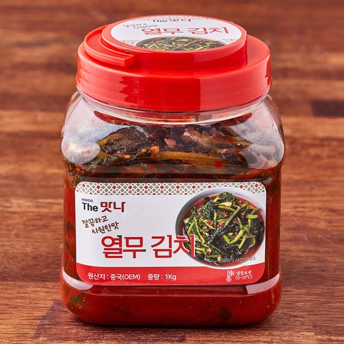 더맛나 열무김치, 1kg, 1개 개당 중량 × 수량, 1kg × 1개 섬네일