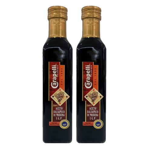 카라페리 발사믹 식초, 2개, 250ml